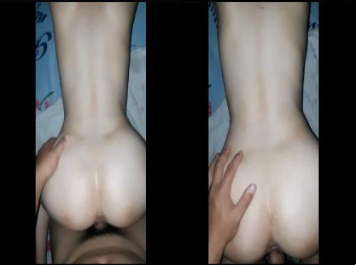 Gadis anjing di kamar motel yang tenang